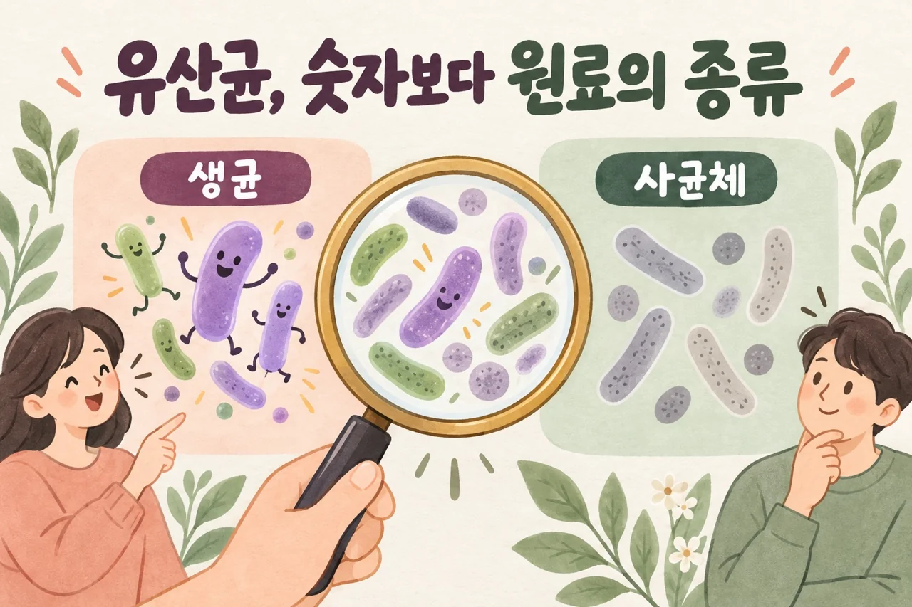 3. 유산균 푸룬주스는 원료의 종류까지 확인하세요